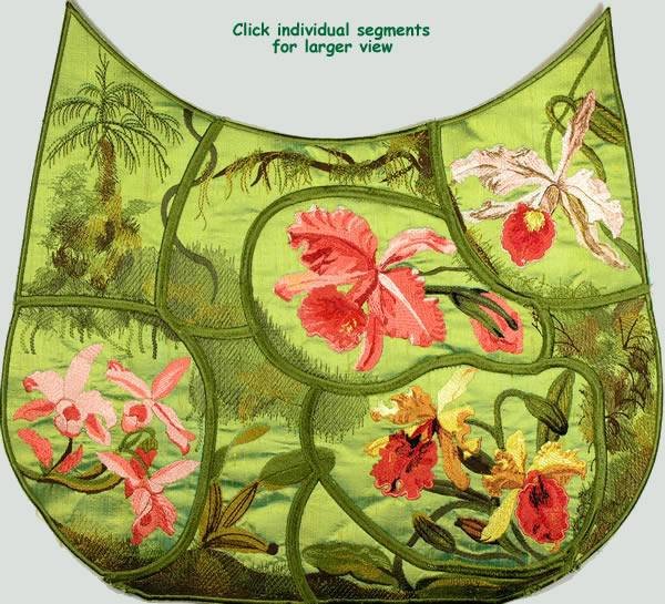 BFC0733 QIH Orchid Jungle Handbag