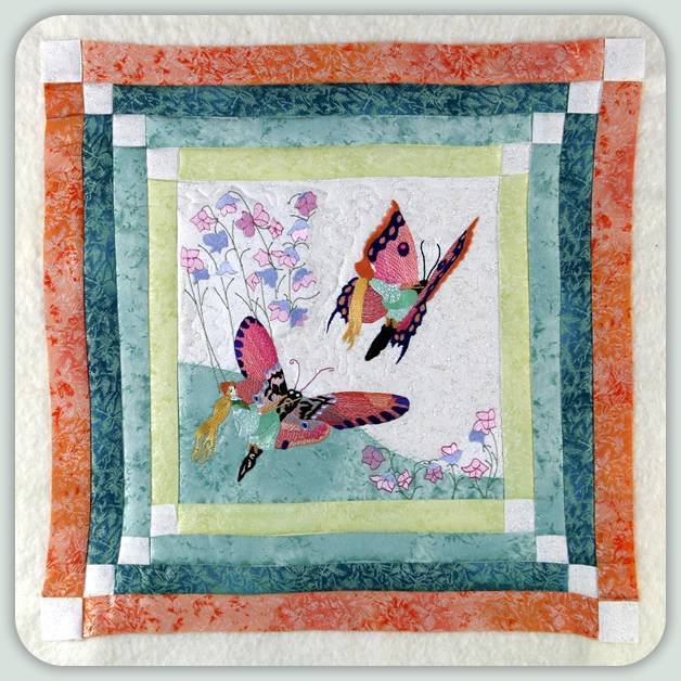 BFC0795 Block 4 of 12 Fairy Land Quilt - The Butterfly Fairies