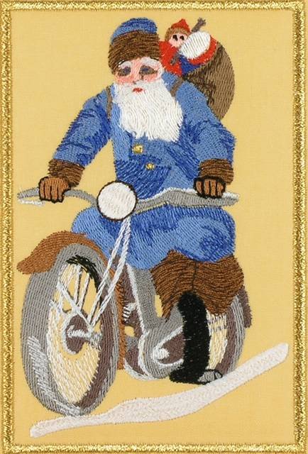 BFC0798 Postcards - Santa on the Move