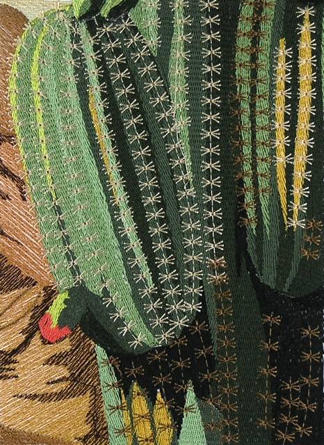 BFC0882 Colors of the West Window Series The Cactus