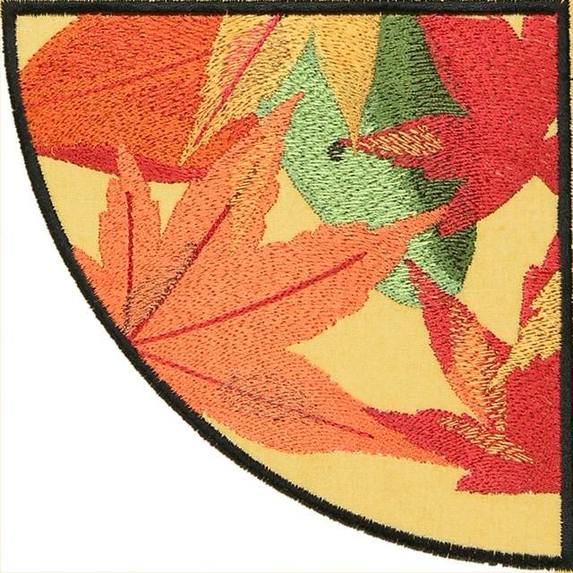 BFC0885 QIH-Autumn Leaves in the Round Times Two