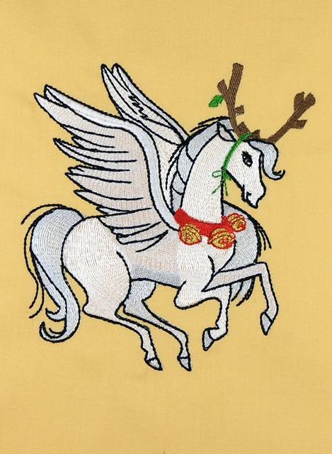 BFC0904 Pegasus and Unicorn Christmas