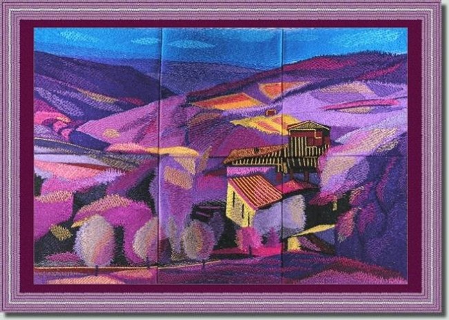 BFC0928 Window-Tuscan Landscape Fantasy
