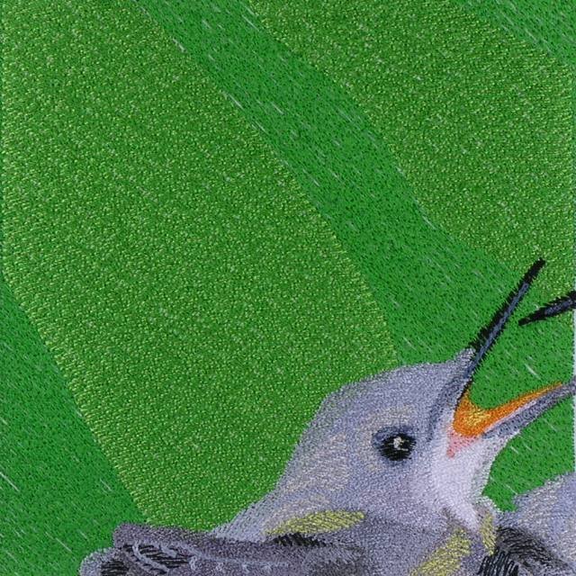 BFC0970 Window-Hummingbird with Babies