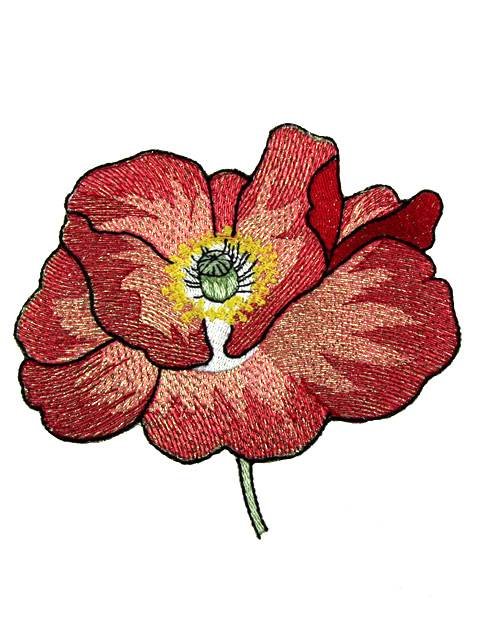 BFC0997 Poppies with Oriental Influence