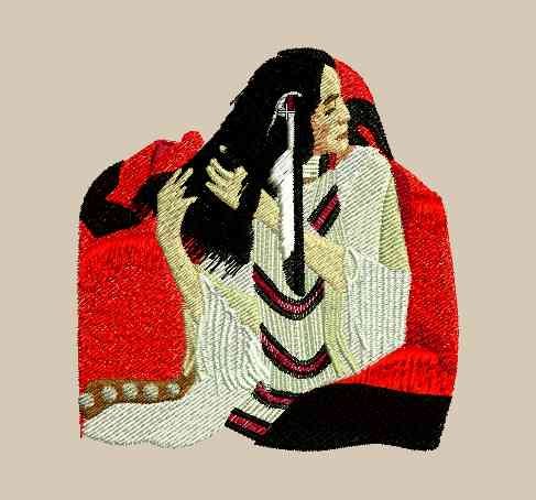 BFC0135  Native American Women  From the Plains of North Dakota
