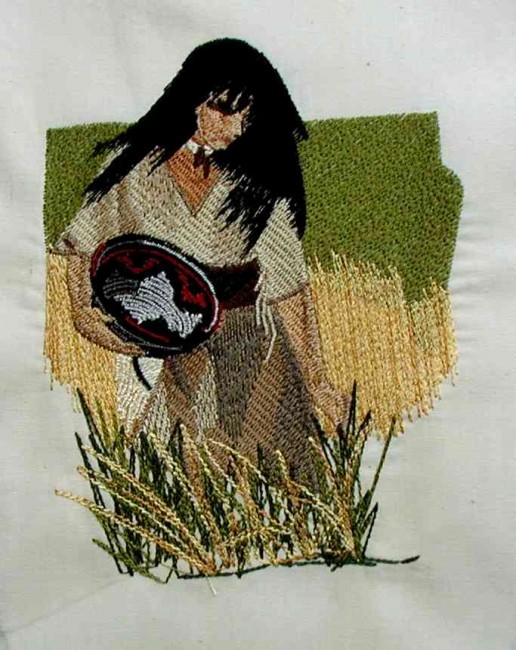 BFC0135  Native American Women  From the Plains of North Dakota