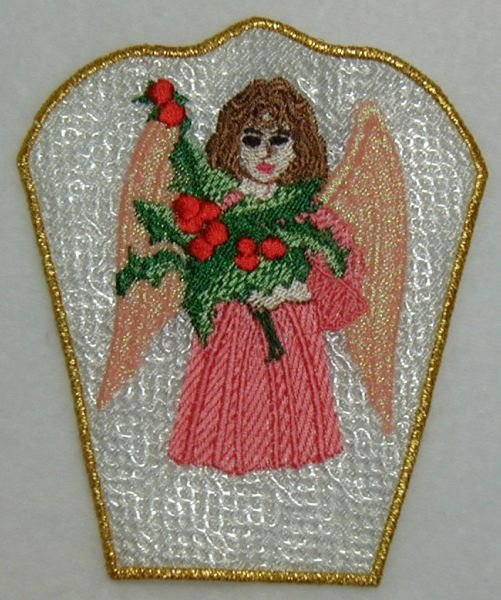 BFC0195 Lace Bowl Victorian Angels