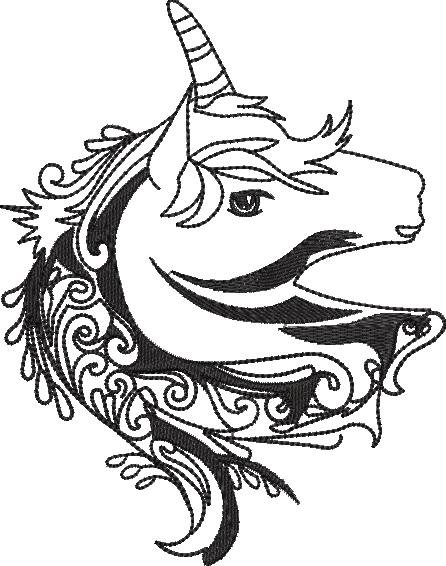 BFC1978 Embellished Horse and Unicorn