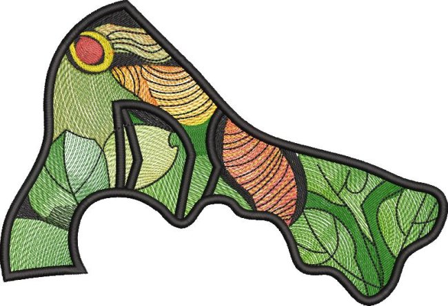 BFC2199 Stained Glass Mystery Picture