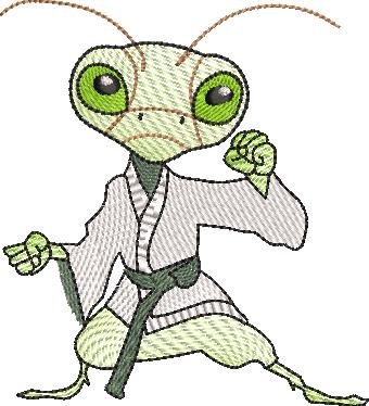 BFC2214 Busy Praying Mantises