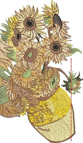 BFC2217 Van Gogh Style Black Cat
