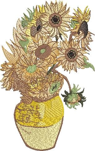 BFC2217 Van Gogh Style Black Cat
