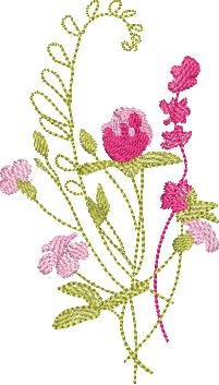 BFC2222 Graceful Florals Library