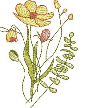 BFC2222 Graceful Florals Library