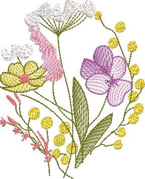 BFC2222 Graceful Florals Library