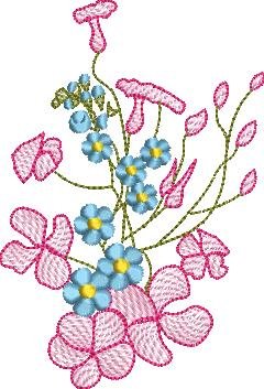 BFC2222 Graceful Florals Library