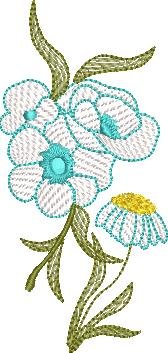 BFC2222 Graceful Florals Library