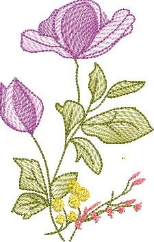 BFC2222 Graceful Florals Library