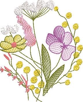 BFC2222 Graceful Florals Library