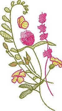 BFC2222 Graceful Florals Library