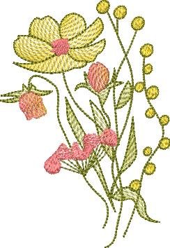 BFC2222 Graceful Florals Library