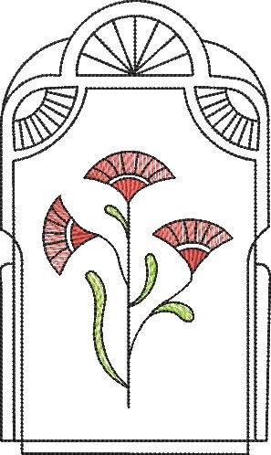 BFC2249 Art Deco Motifs & Frames