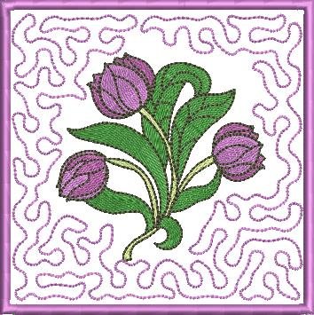 BFC2251 Stippled Qult blocks