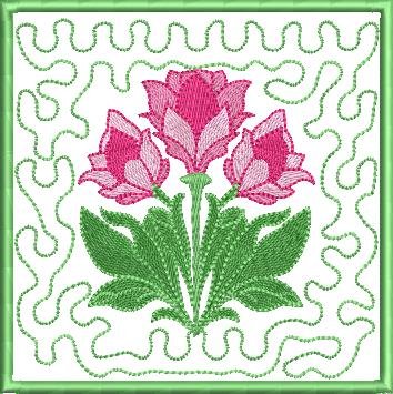 BFC2251 Stippled Qult blocks