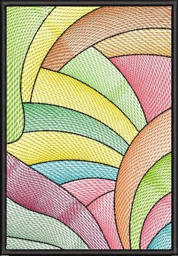 BFC2252 Waves of Color Quilt Blocks - Set 1