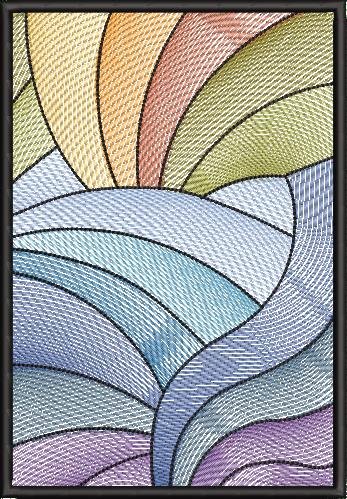 BFC2254 Waves of Color Quilt Blocks - Set 2
