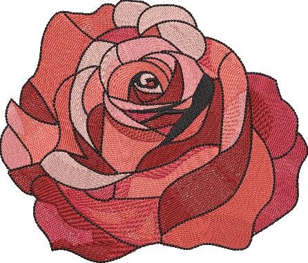 BFC2255 The Rose Stained Glass