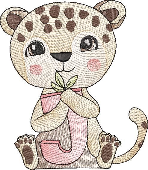 BFC32153 Cute Little Animals Alpha J