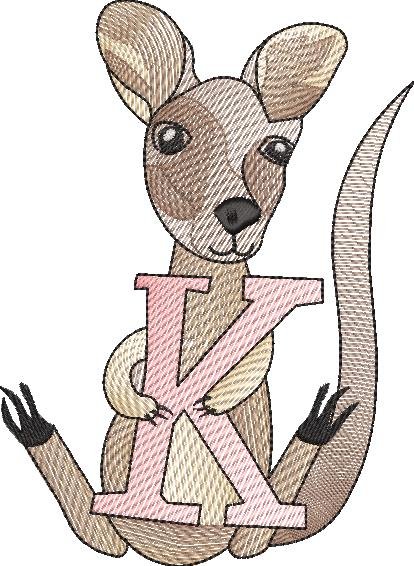 BFC32154 Cute Little Animals Alpha K