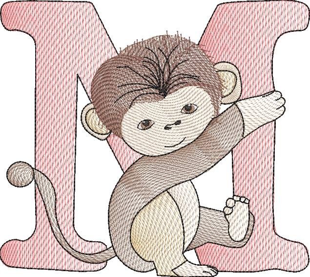 BFC32156 Cute Little Animals Alpha M