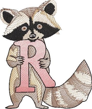 BFC32161 Cute Little Animals Alpha R
