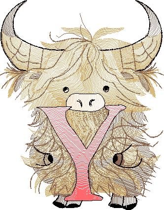 BFC32168 Cute Little Animals Alpha Y