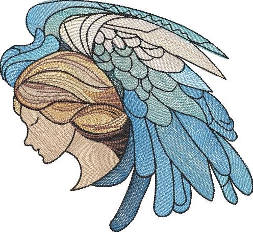 BFC32266 Stained Glass Angel