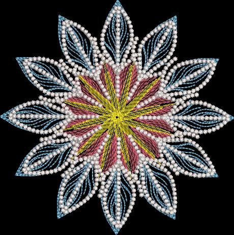 BFC32274 Flower Medallion