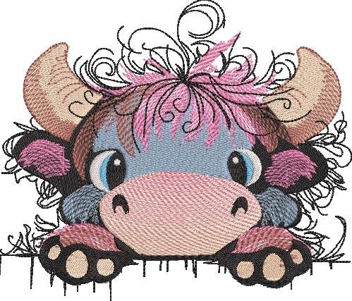 BFC32285 Cute Highland Baby