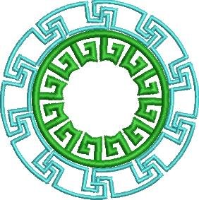 BFC32295 Greek Medallion