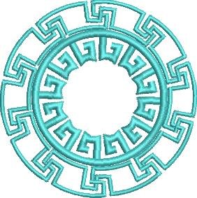 BFC32295 Greek Medallion