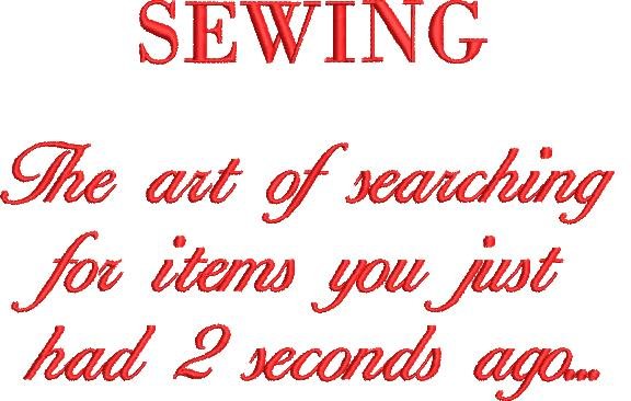 BFC32296 Sewing Is