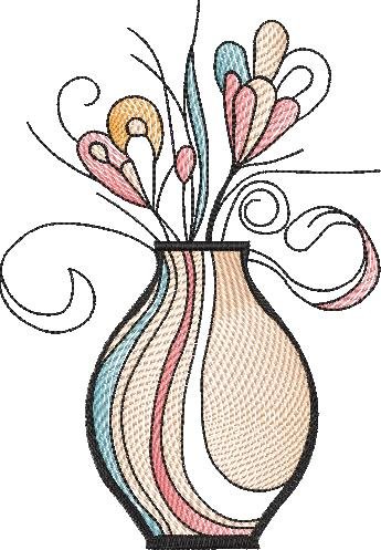 BFC32299 Flowerly BOHO Vase