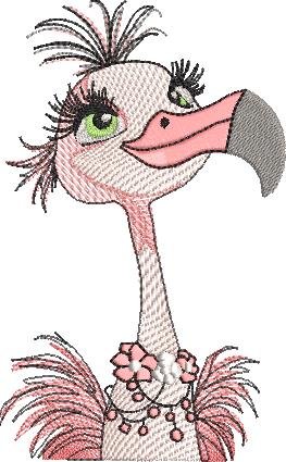 BFC32304 Quirky Flamingos