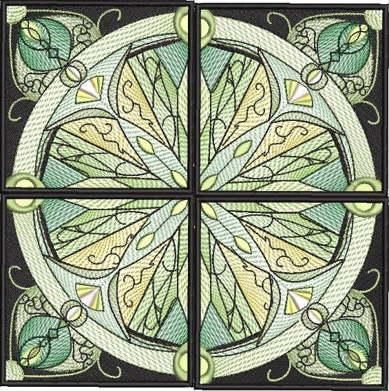 BFC32272 Art Deco Block 2