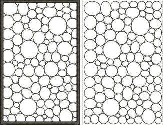 CCQ0579 - Pebble Quilting Sashing - 7 panels
