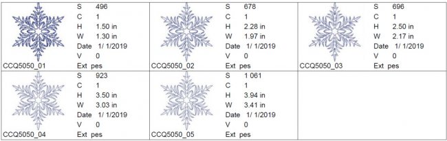 CCQ5050 - Snowflake