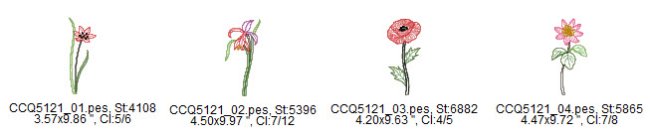CCQ5121- READ Flowers Set 1