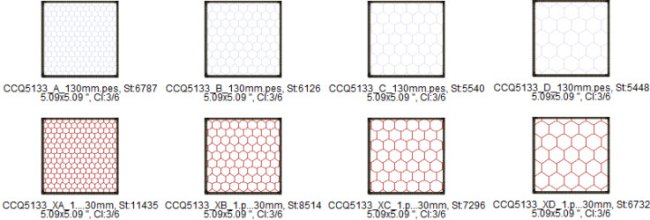 CCQ5133 - Honeycomb Quilting Set